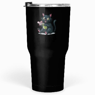 Discover I Blame The Catnip - Cute Mischievous Cat Tumblers 30 Oz
