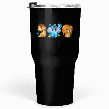Discover Cute Safari Animals Tumblers 30 Oz
