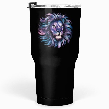 Discover Lion Head Galaxy Style Tumblers 30 Oz