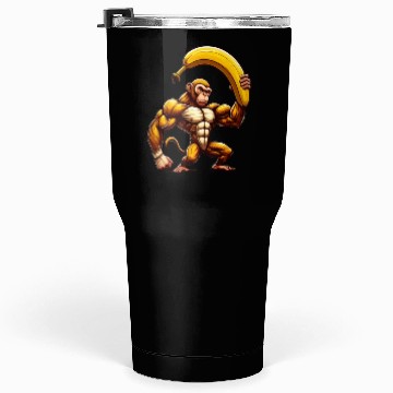 Discover Musclemonkey with giant banana Tumblers 30 Oz