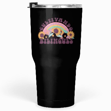 Discover Cultivando Bilingües Spanish Teacher Tumblers 30 Oz
