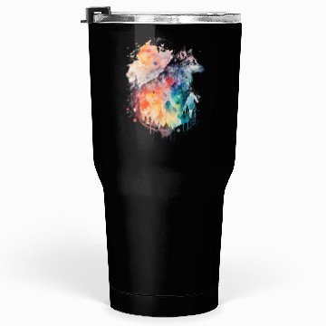 Discover Wolf Print, Cosmic Wolves, Animal Print, Cosmos Tumblers 30 Oz