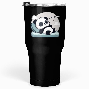 Discover Sleeping baby panda Tumblers 30 Oz