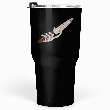 Discover Skeleton Hand with Ghostly Dagger Theme Tumblers 30 Oz