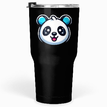 Discover Cute Baby Cute Panda Face Tumblers 30 Oz