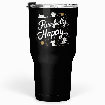 Discover happy cat Tumblers 30 Oz