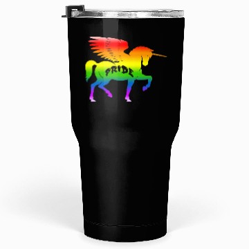 Discover Rainbow pride unicorn Tumblers 30 Oz