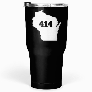 Discover Wisconsin 414 Area Code Tumblers 30 Oz