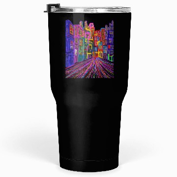 Discover A City with Skyscrapers Tumblers 30 Oz