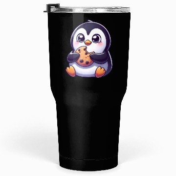 Discover Penguin Cookie Sweet Dessert Biscuit Tumblers 30 Oz