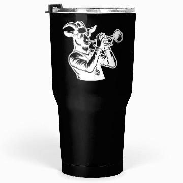 Discover Goat Trumpeter Silhouette Tumblers 30 Oz
