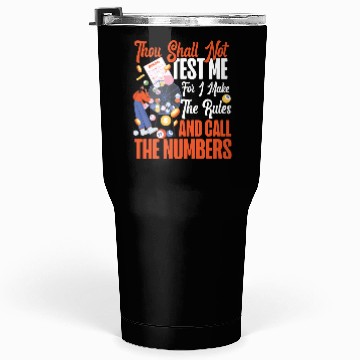 Discover Bingo Player Bingo Caller Thou Tumblers 30 Oz