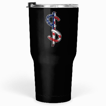 Discover Horseshoe Pitching USA FLag Tumblers 30 Oz