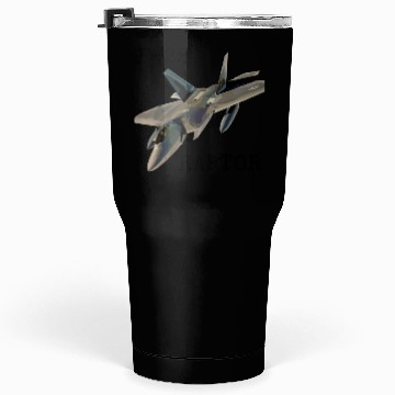 Discover Air Force F-22 Raptor Fighter Jet Military Pilot Tumblers 30 Oz