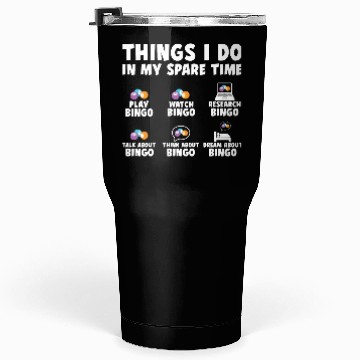 Discover Funny Bingo Player Enthusiast Tumblers 30 Oz