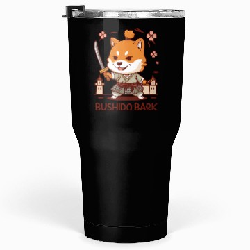Discover Chibi Shiba Inu Samurai Tumblers 30 Oz