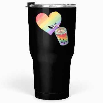 Discover Rainbow heart Tumblers 30 Oz