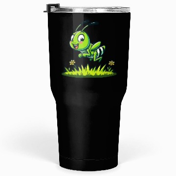Discover Buzzing Bloomer: The Happy Gardening Bee Tumblers 30 Oz