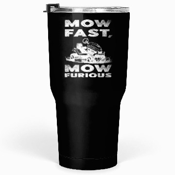 Discover Lawn Mower Racing Gardener Racing Tumblers 30 Oz