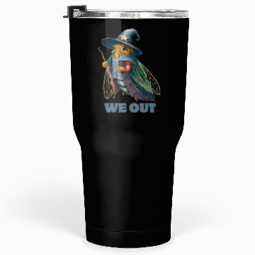 Discover Funny Cicada We Out Cute Cicada Brood Emergence Tumblers 30 Oz
