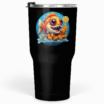 Discover Fish and Chips Tumblers 30 Oz