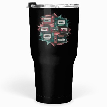 Discover 80s Retro Cassette Classic Cassette Tape for a Tumblers 30 Oz