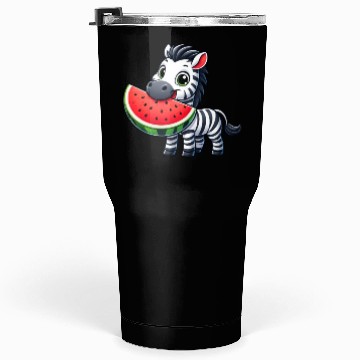 Discover Zebra melon watermelon fruit fruity Tumblers 30 Oz
