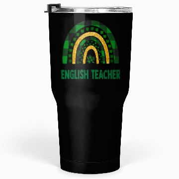 Discover One Lucky English Teacher Rainbow St Patricks Day Tumblers 30 Oz