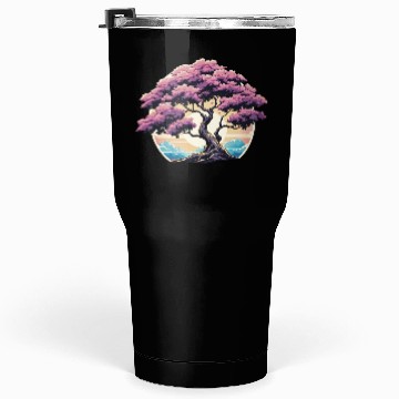Discover Zen nature purple tree Tumblers 30 Oz