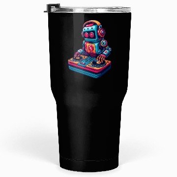 Discover Robot DJ: Beats of the Future Tumblers 30 Oz
