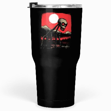 Discover Japan Red Sun Horror: Skull Creature Tumblers 30 Oz