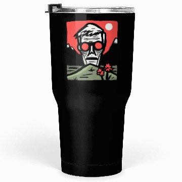 Discover Japan Red Sun Creepy Guy Tumblers 30 Oz