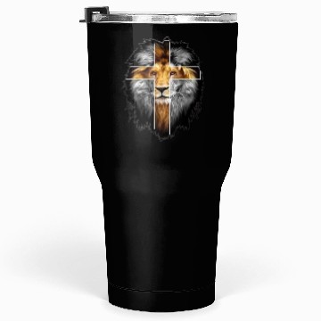 Discover Lion Christian Design Tumblers 30 Oz