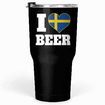 Discover I Love Beer And Sweden Patriotic Expression Tumblers 30 Oz