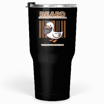 Discover Beautiful Beard Duck Tumblers 30 Oz