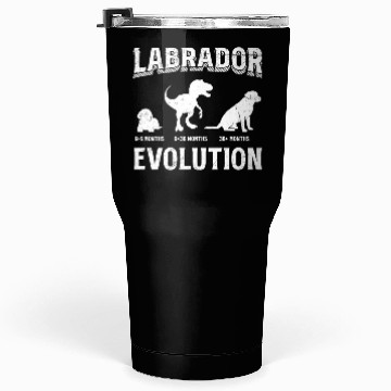 Discover Labrador EVOLUTION Labrador Lovers Funny Tumblers 30 Oz