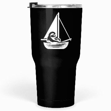 Discover Summer sailing sloth silhouette cool Tumblers 30 Oz