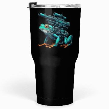 Discover Frog Robot Mech Cyborg Future Tumblers 30 Oz