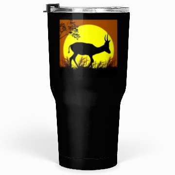 Discover deer sunset Tumblers 30 Oz