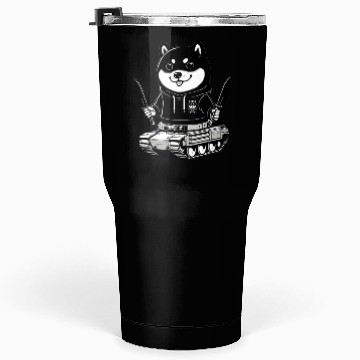 Discover Shiba Inu Tank Commander Tumblers 30 Oz