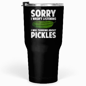 Discover Pickle Design Cucumber Dill Pickle Lover Tumblers 30 Oz