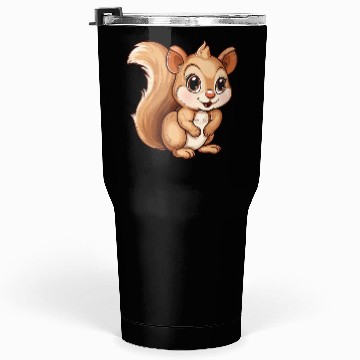 Discover Charming Squirrel Character Delight Tumblers 30 Oz