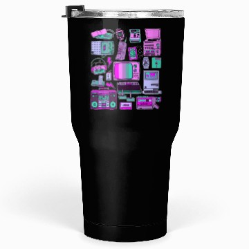 Discover 80's tech Tumblers 30 Oz