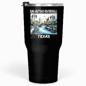 Discover San Antonio Riverwalk Tumblers 30 Oz