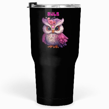 Discover Regal Floral Owl Tumblers 30 Oz