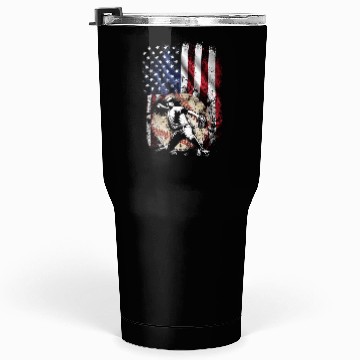 Discover Patriotic American Flag Baseball Pitcher Tumblers 30 Oz