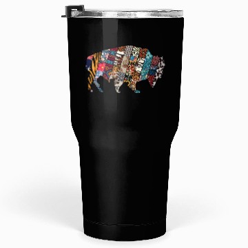 Discover Wild West Bison Tumblers 30 Oz