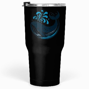 Discover whale in the sea Tumblers 30 Oz
