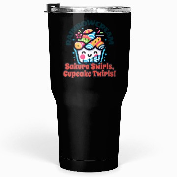 Discover Blossom Delight Cupcake Tumblers 30 Oz
