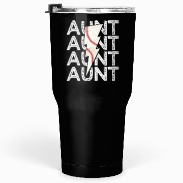 Discover Baseball Aunt Lightning Tumblers 30 Oz